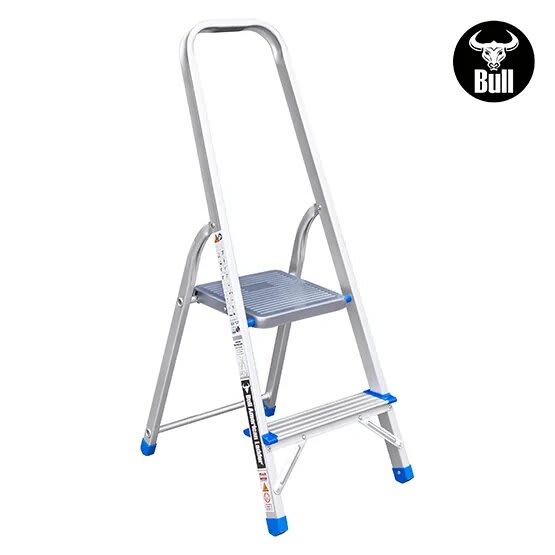 ESCALERA ALUMINIO TIPO BANQUETA ECONOMIC 2 PASOS 150KG 0.40M EAB150-2IA AMERICAN BULL4