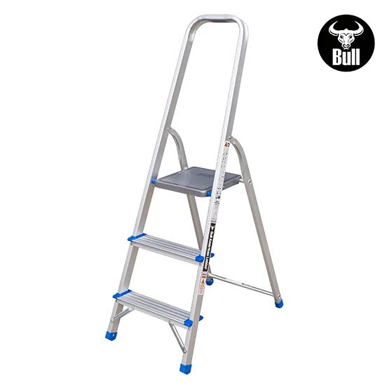 ESCALERA ALUMINIO TIPO BANQUETA ECONOMIC 3 PASOS 150KG 0.62M EAB150-3IA AMERICAN BULL4