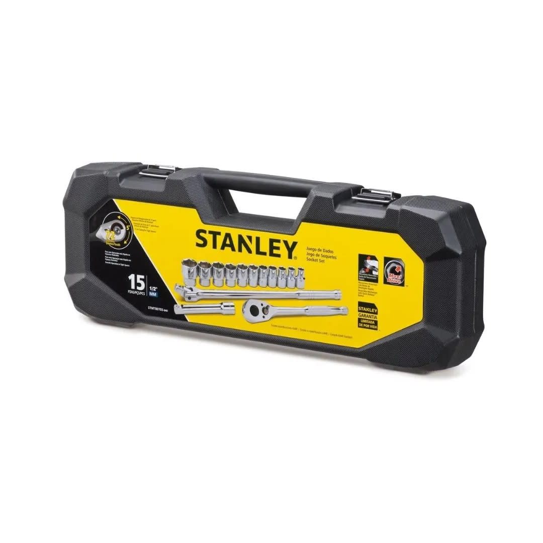 SET DADOS Y LLAVES 1/2 X 15 PIEZAS STANLEY3