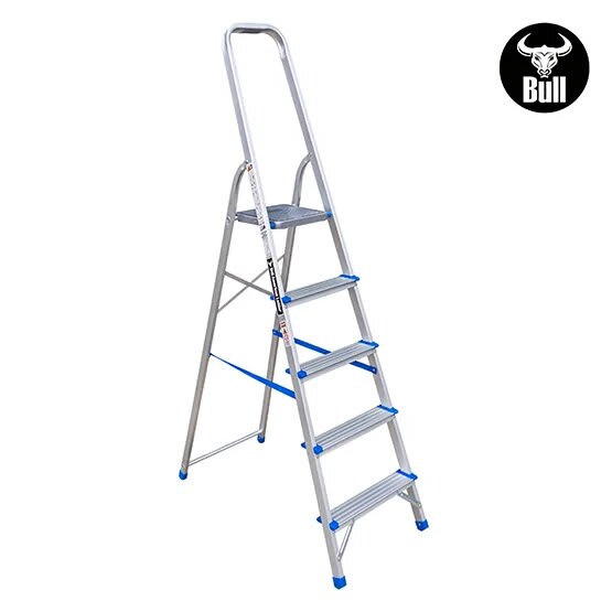 ESCALERA ALUMINIO TIPO BANQUETA ECONOMIC 5 PASOS 150KG 1.06M EAB150-5IA AMERICAN BULL3