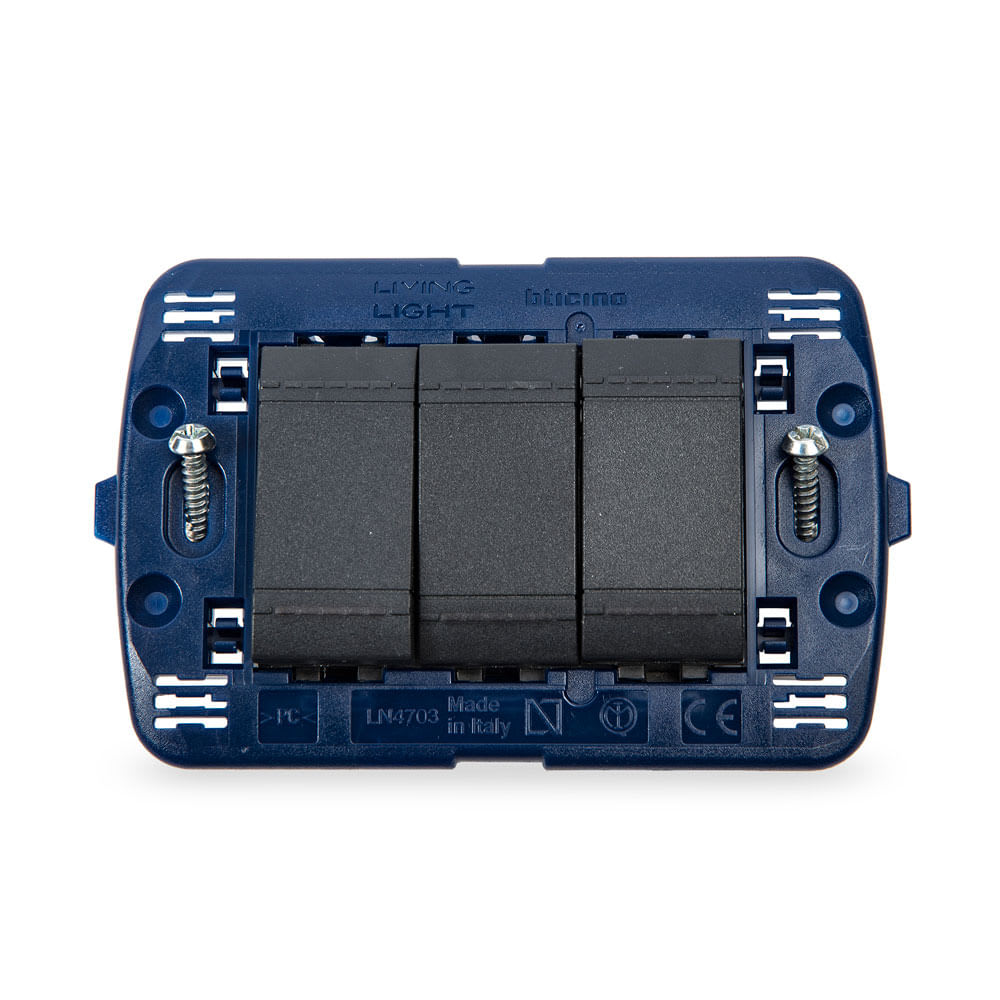 INTERRUPTOR DOBLE 3 VIAS LIVING BTICINO1