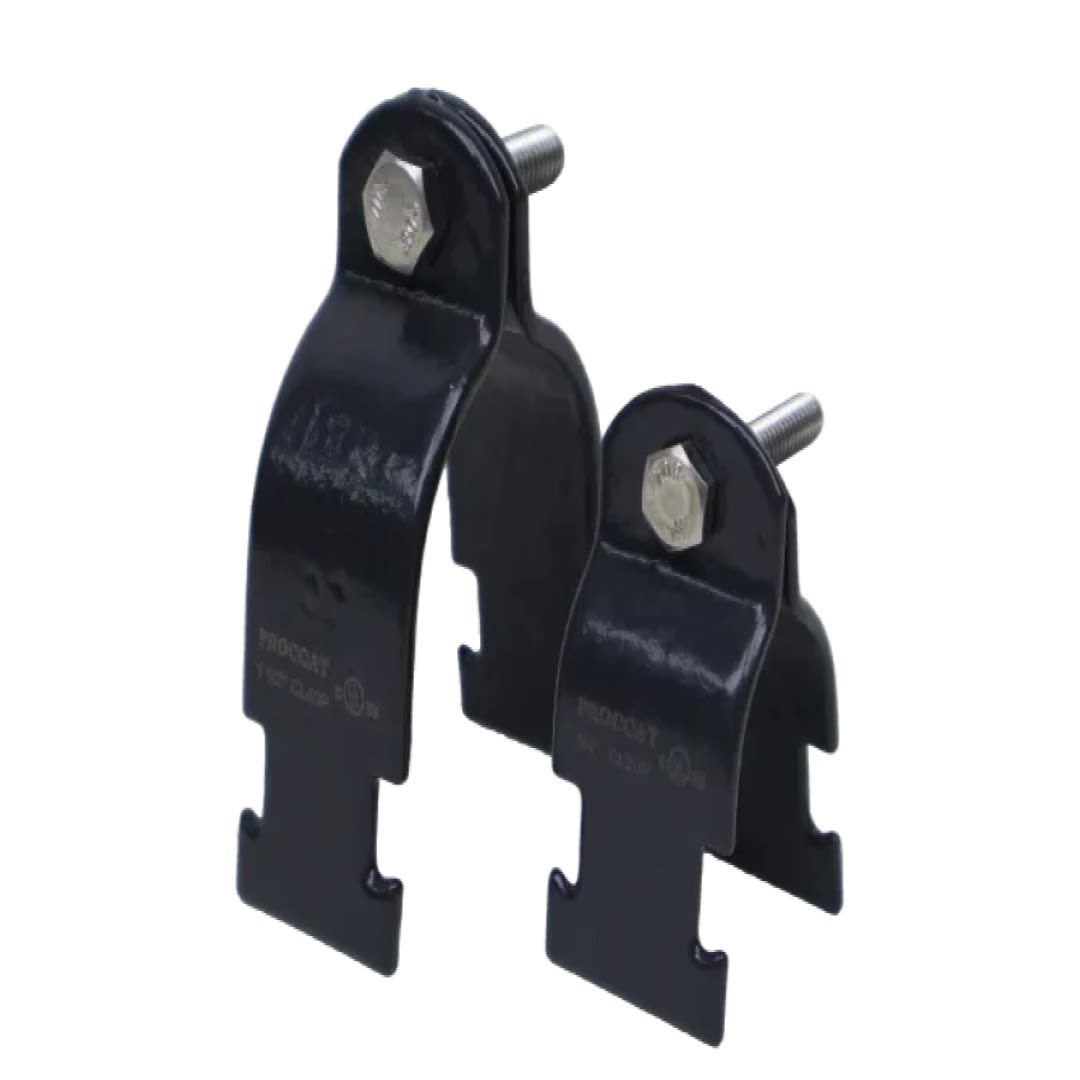 ABRAZADERA STRUT DE ACERO RIGIDO 6'' REVESTIDA DE PVC UL PROCOAT