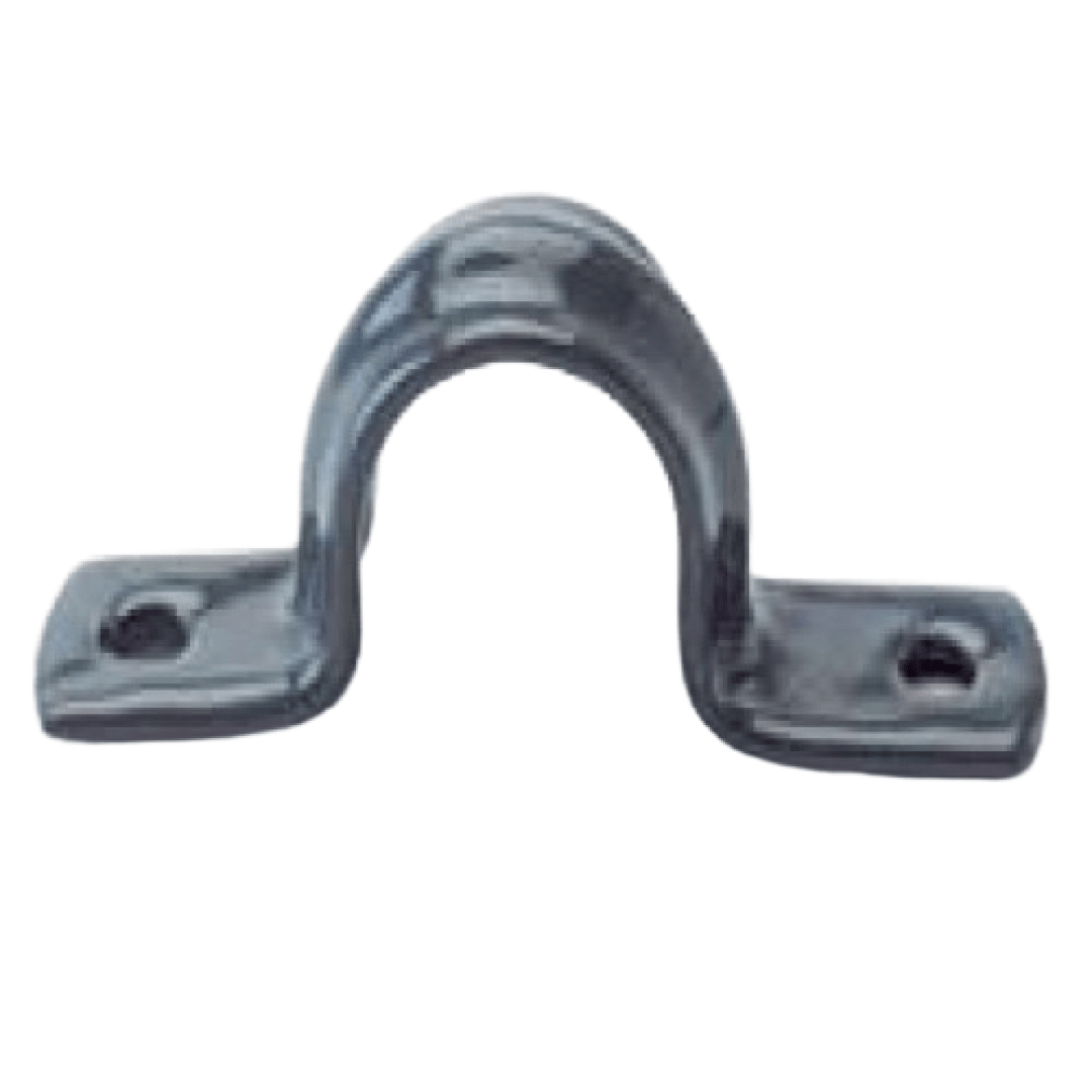 ABRAZADERA 2 OREJAS DE HIERRO 3/4'' REVESTIDA DE PVC PROCOAT1
