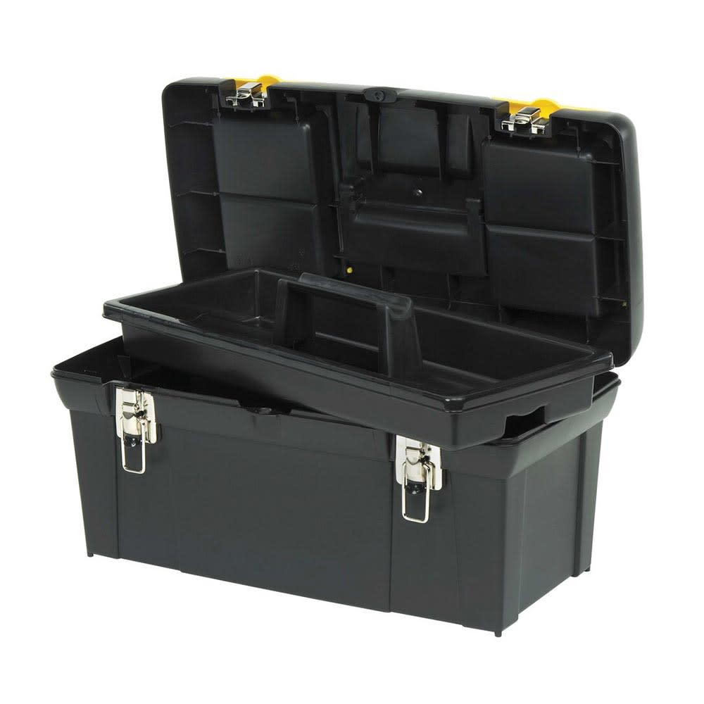 CAJA DE HERRAMIENTAS MODELO 024013S NEGRO DE PLASTICO STANLEY