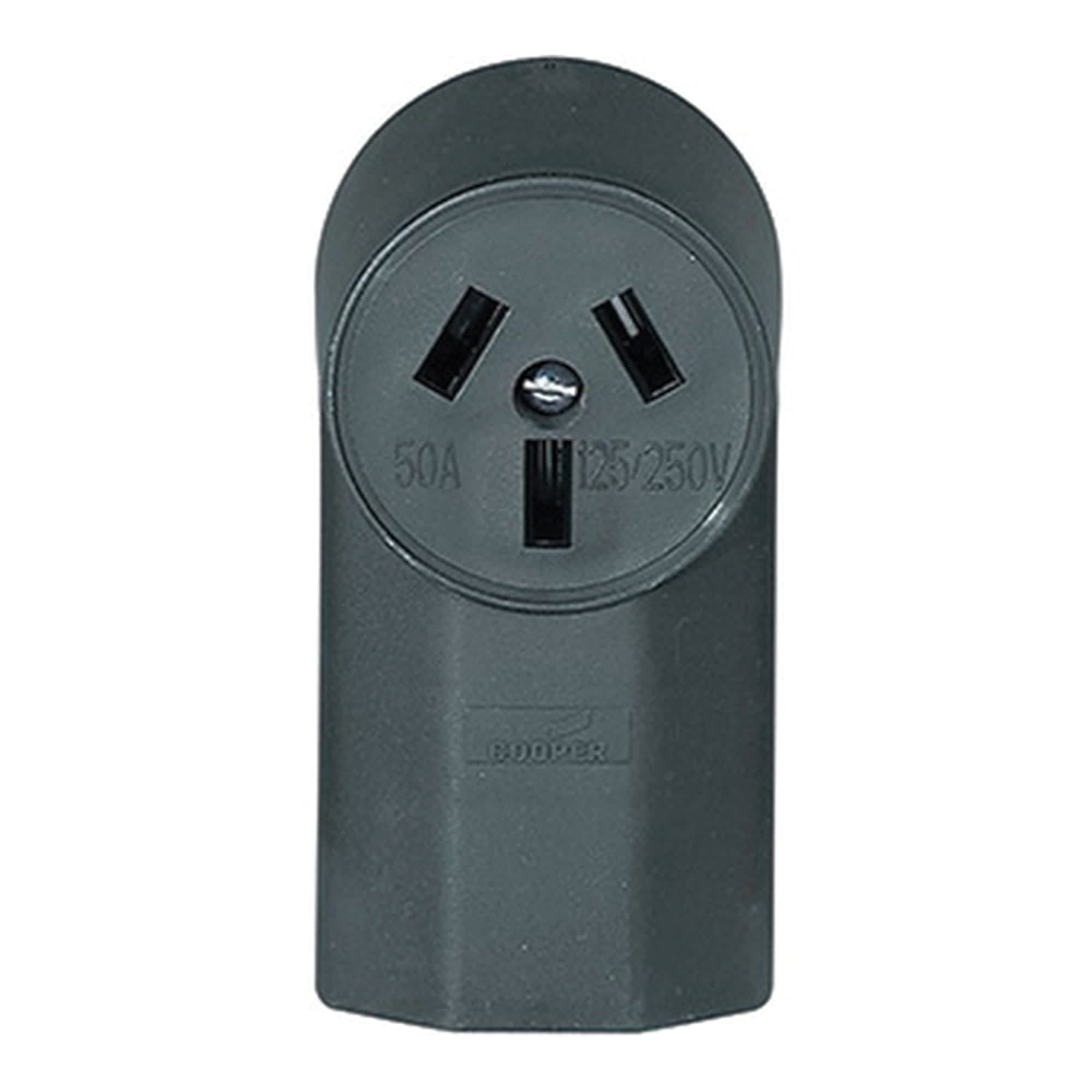 TOMA SIMPLE VISIBLE TIPO GALLO 2X50A L/T 250V 112BKE EATON
