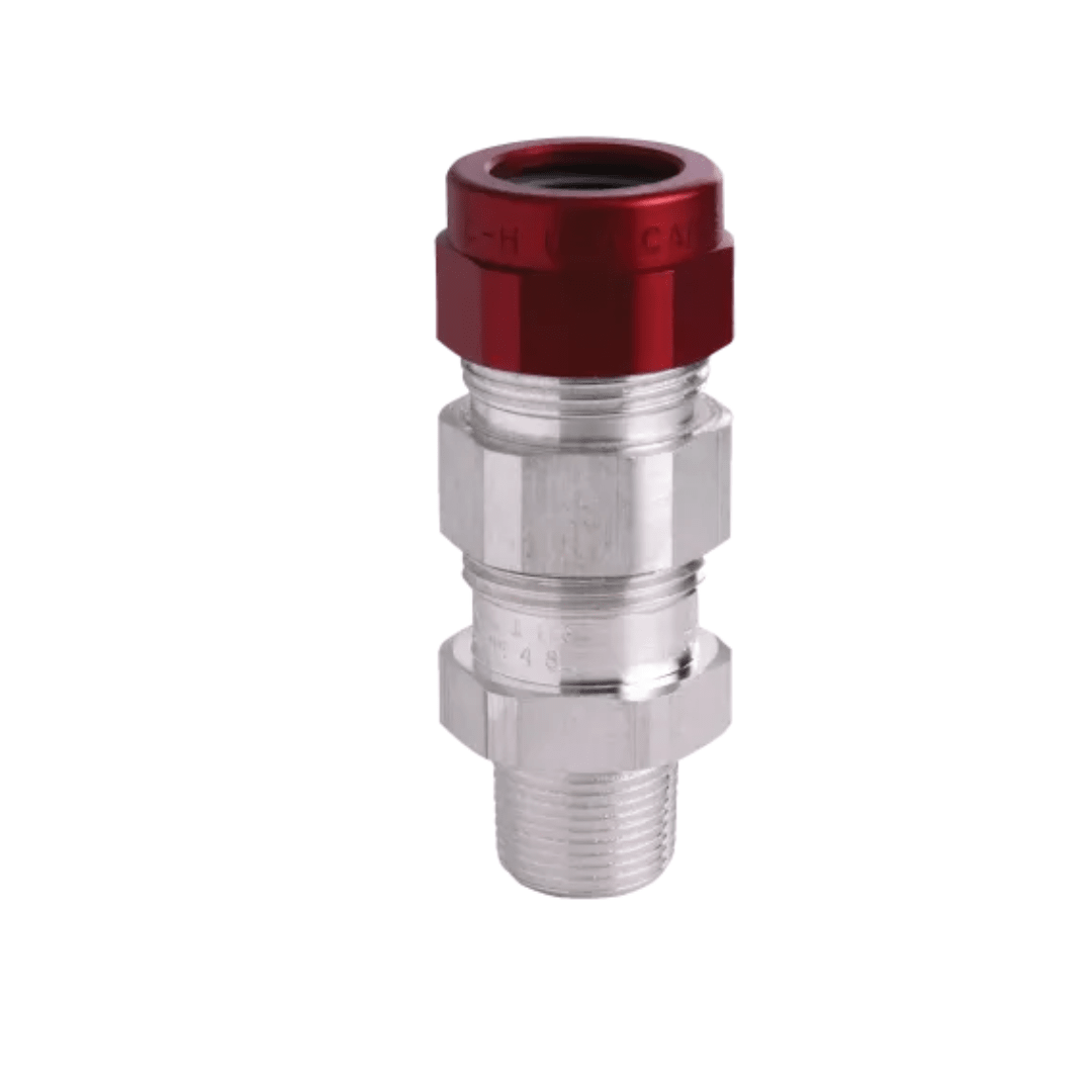 CONECTOR ANTIEXPLOSIVO P/CABLE ARM. TMCX AL. 1/2'' IP66/NEMA 4X CL1 DIV1&2 CSA/IECEX/UL CROUSE HINDS