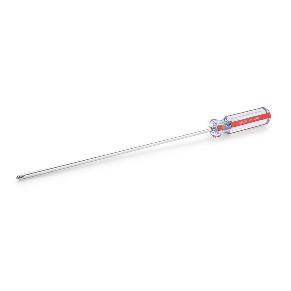 DESARMADOR ESTRELLA MODELO 107 CROMADO 1/4''X10'' PLASTICO RUBICON