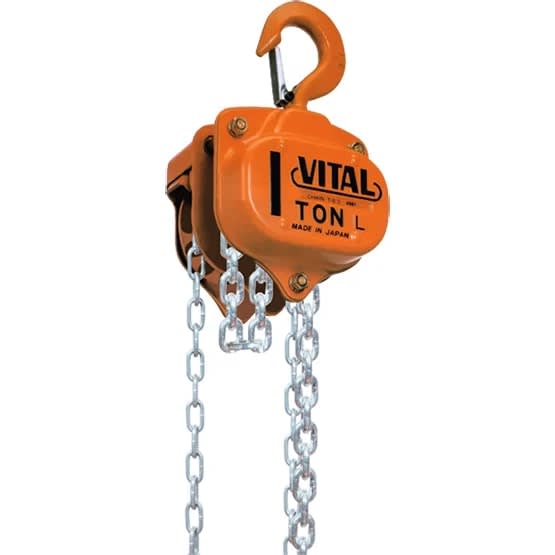 TECLE MANUAL 0.5T VP CARGA 5X15MM(1) G80 - MANDO 4.8X22X18MM(2) VITAL