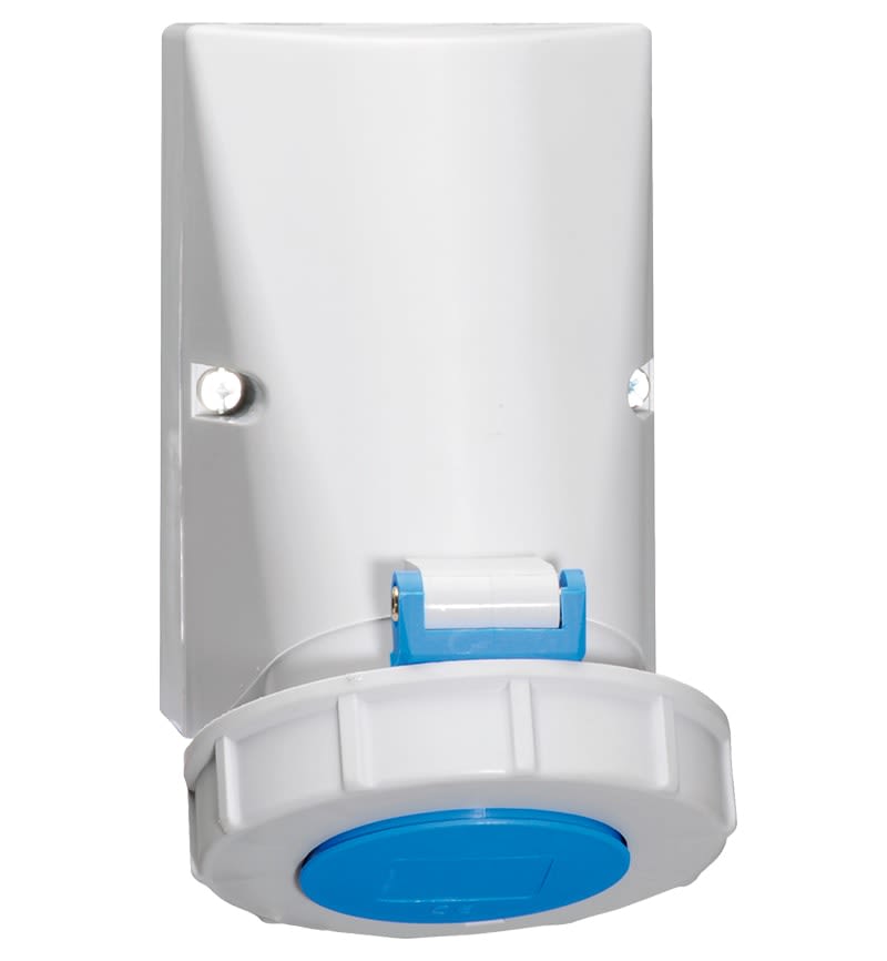 TOMA VISIBLE 32A 2P+T 250V AZUL 6H IP67 1145 BALS