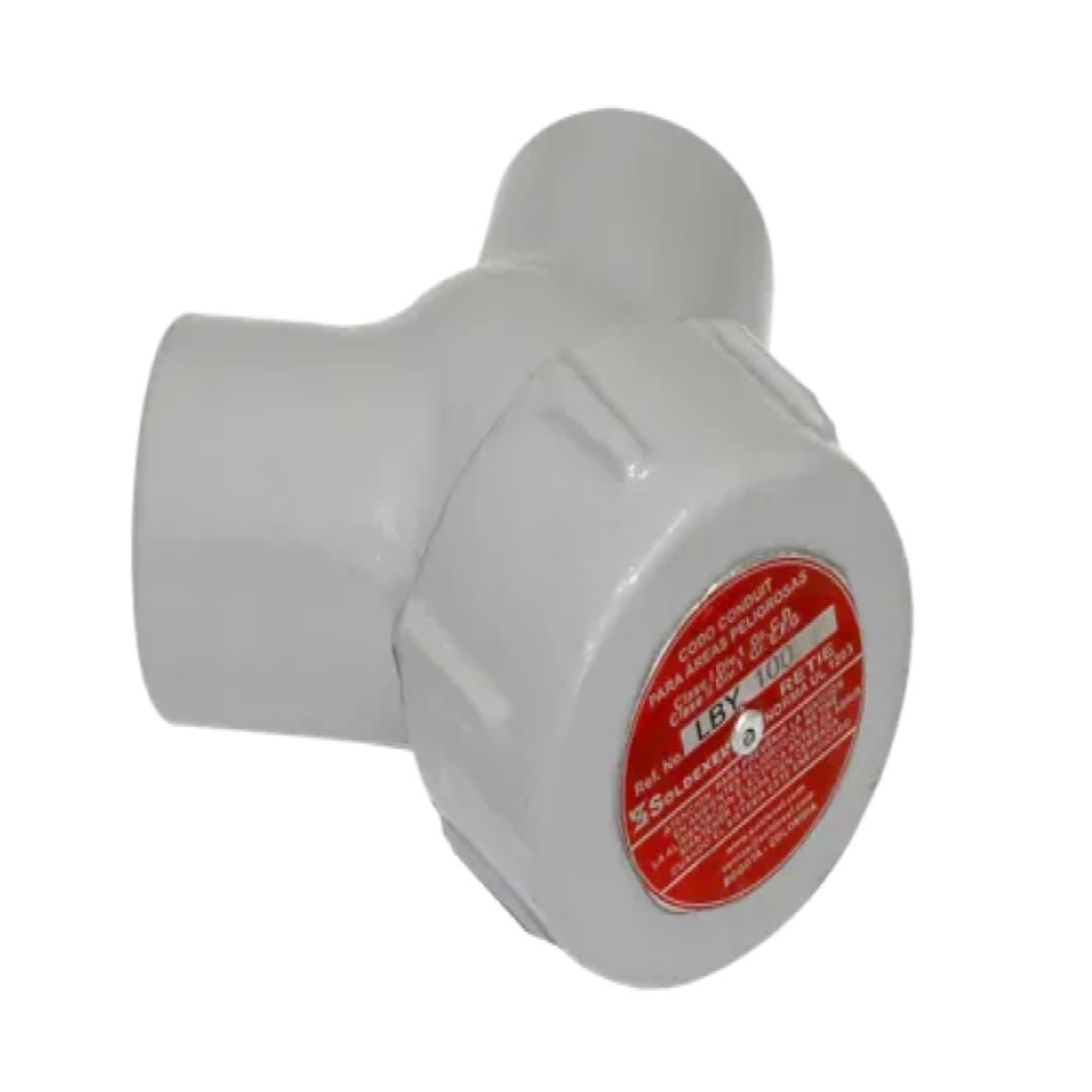 CODO ANTIEXPLOSIVO C/TAPA DE INSPECCION H-H AL. Ø1/2''X90° CL1 DIV1&2 UL SOLDEXEL