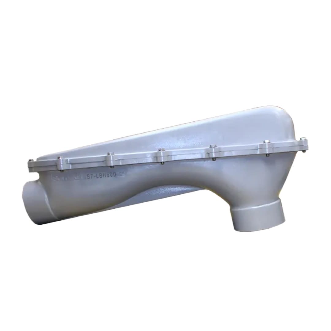 CODO ANTIEXPLOSIVO DE PASO C/TAPA SESGADA TIPO LBH AL. Ø6''X90° CL1 DIV1&2 SOLDEXEL