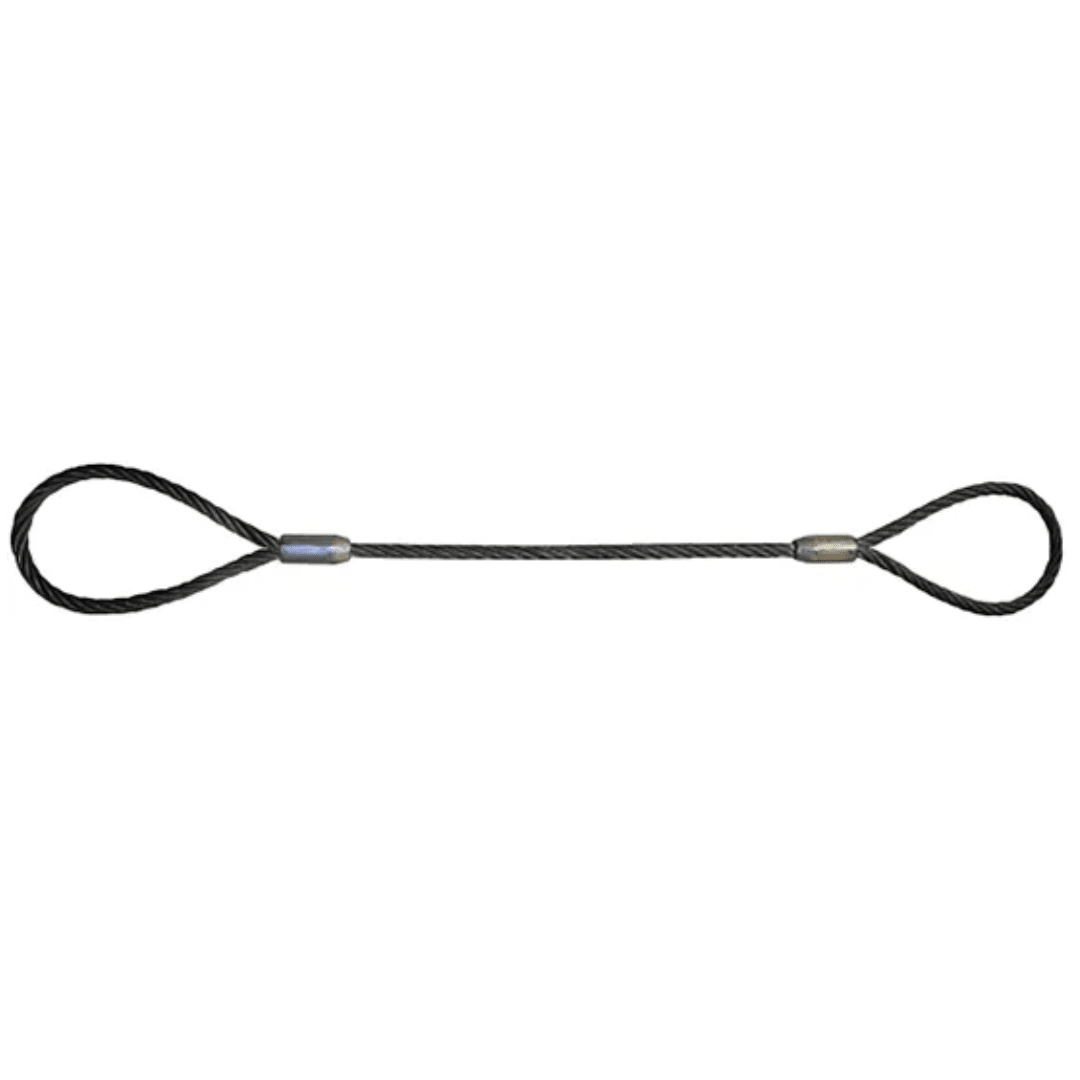 ESTROBO DE CABLE DE ACERO OJO SIMPLE 5/8''X6MTS AMERICAN BULL