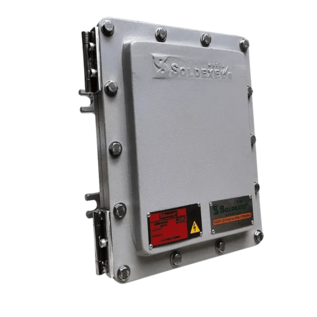CAJA DE DISTRIBUCIÓN AL. 360X360X250MM NEMA 7 CL1 DIV1&2 SOLDEXEL