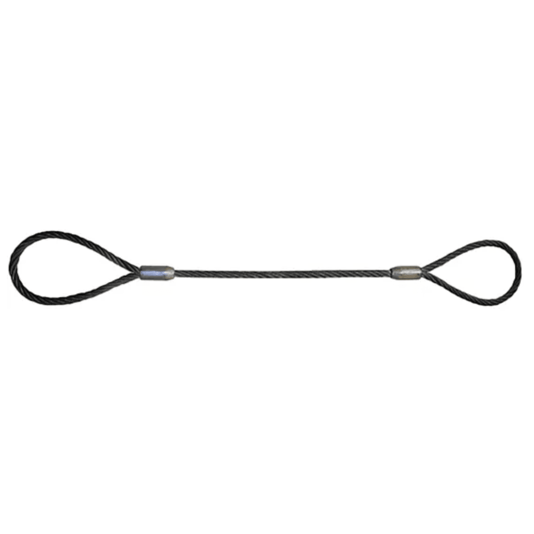 ESTROBO DE CABLE DE ACERO OJO SIMPLE 1 3/4''X6MTS AMERICAN BULL