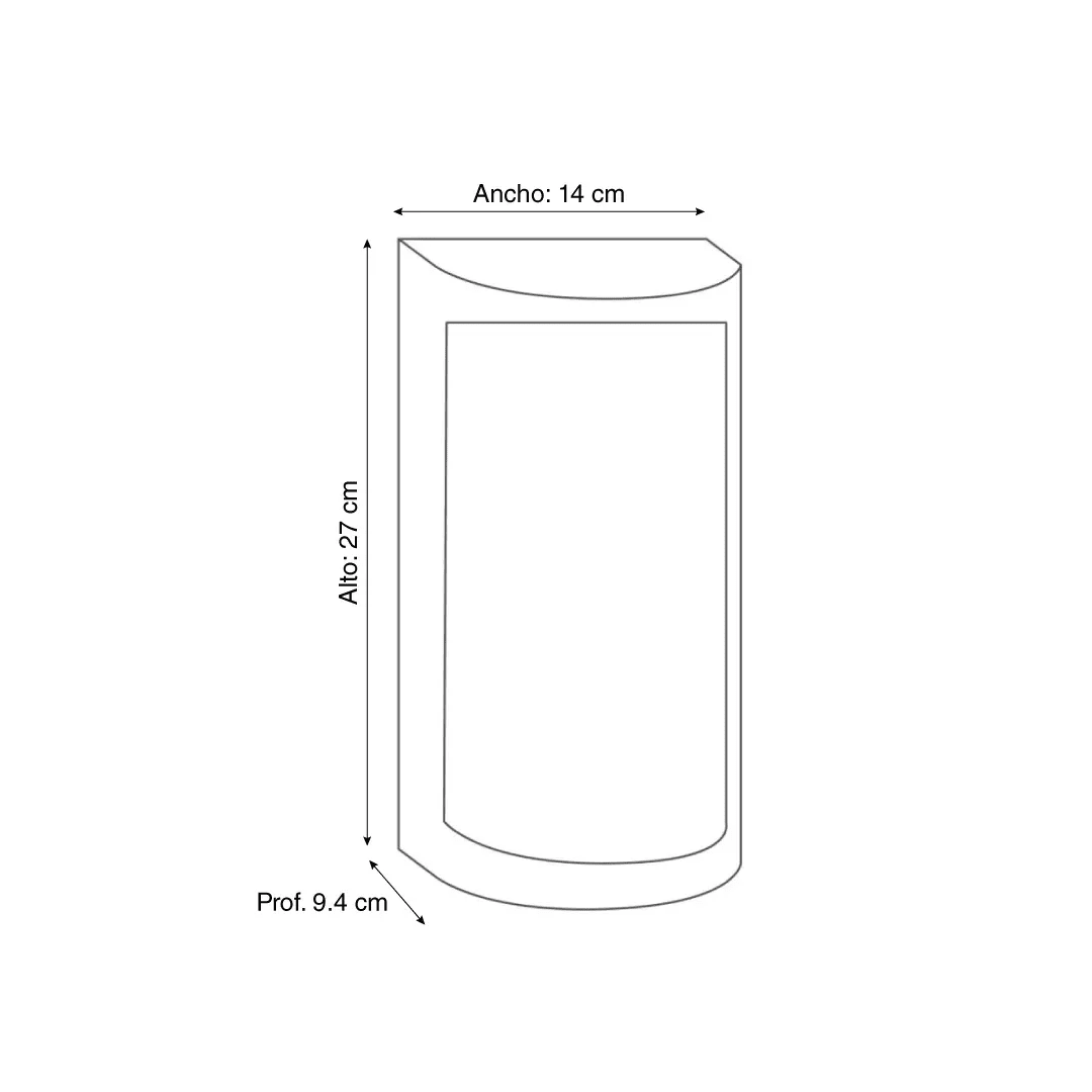 APLIQUE RECTANGULAR LED BLANCO 30W LUZ BLANCA LIGHTECH2