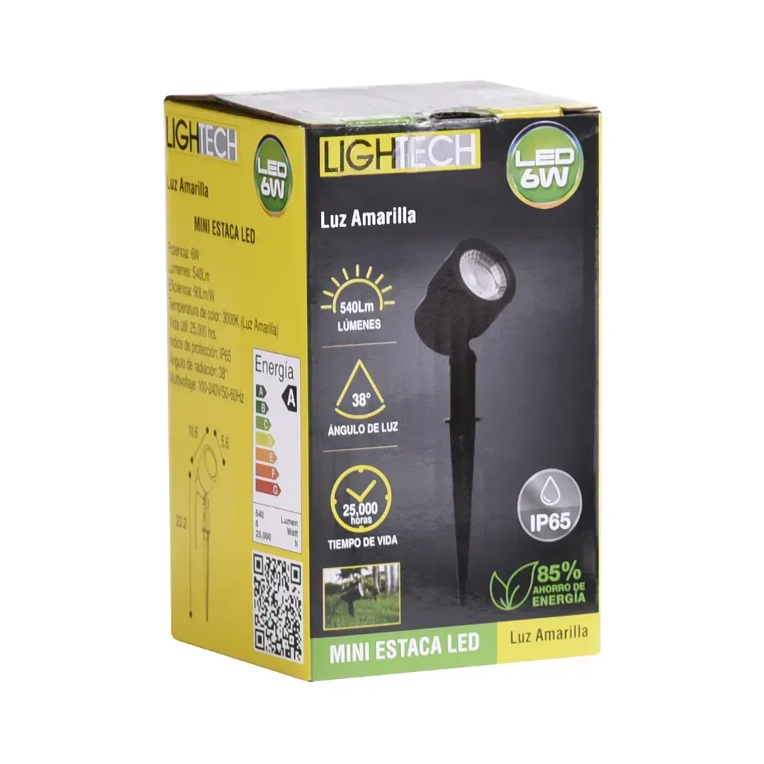 ESTACA LED 6W IP65 LUZ CALIDA LIGHTECH3