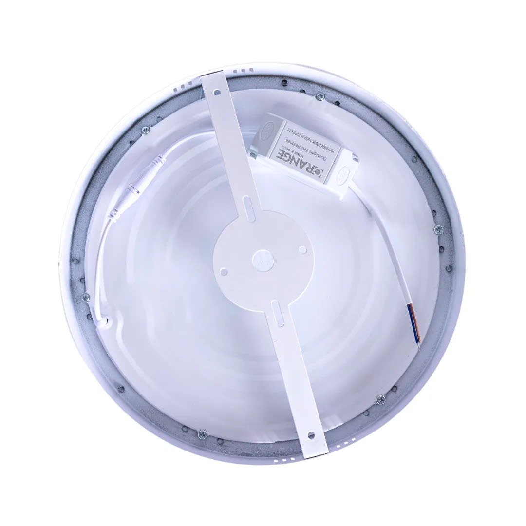 DOWNLIGHT REDONDO 24W LUZ CALIDA DE ALUMINIO ORANGE2
