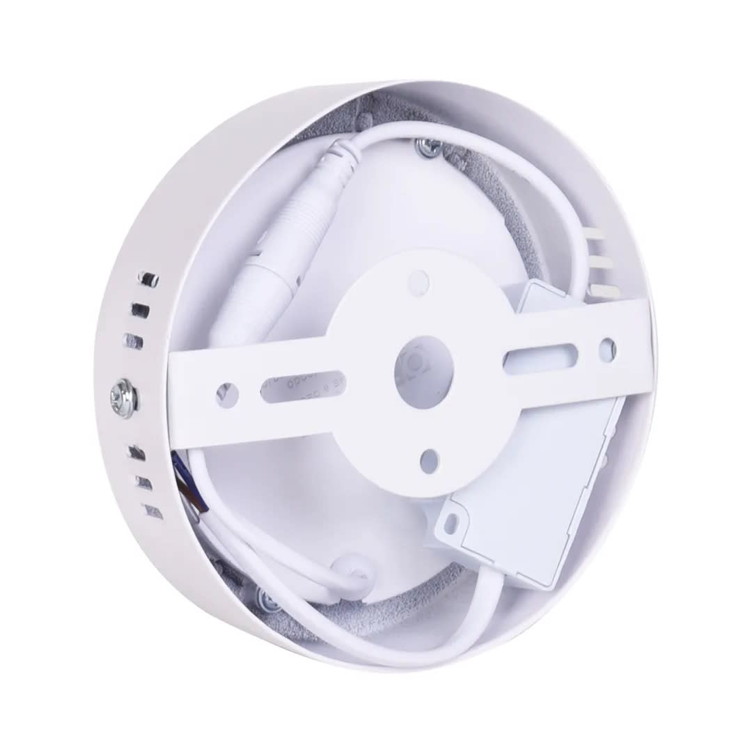 DOWNLIGHT REDONDO 6W LUZ CALIDA DE ALUMINIO IDEAL PARA OFICINAS Y HOGAR ORANGE1