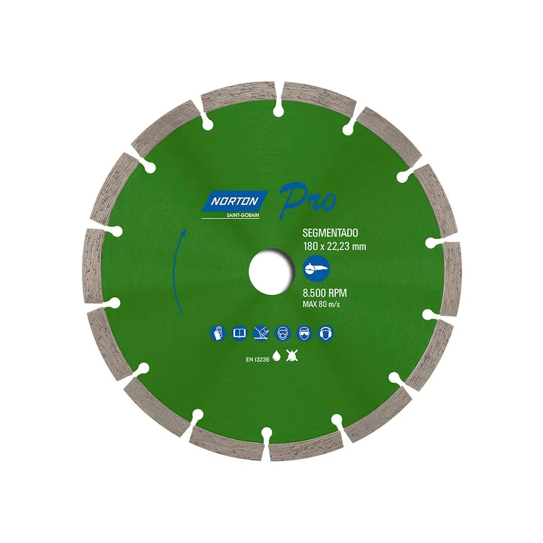 DISCO DE CORTE DIAMANTADO SEGMENTADO 7''X7/8'' NORTON1
