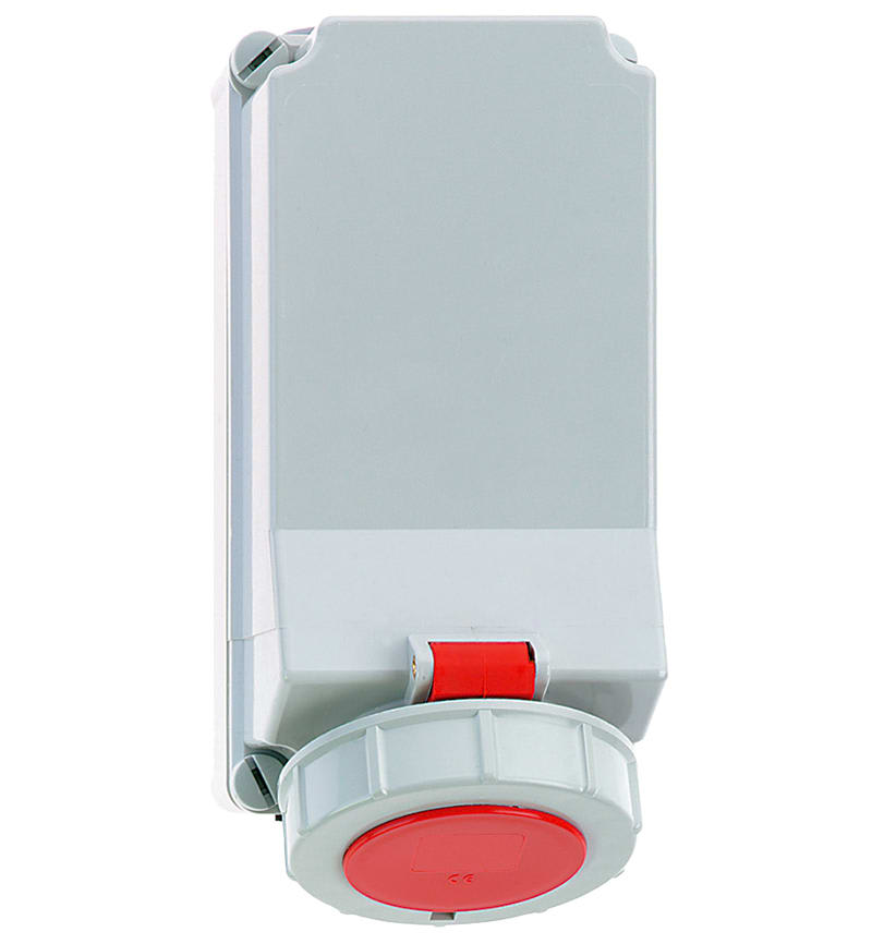 TOMA VISBLE REEFER 32A 3P+T 440V P/CONTAINERS ROJO 3H IP67 11556 BALS