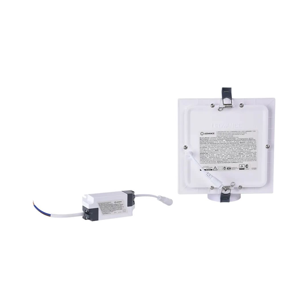 DOWNLIGHT EMPOTRABLE CUADRADO 12W LUZ FRIA LEDVANCE1