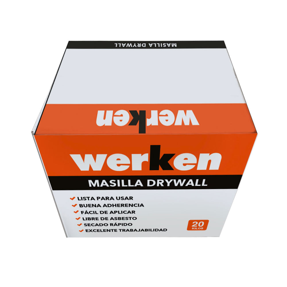 MASILLA DRYWALL CAJA 20KG WERKEN1