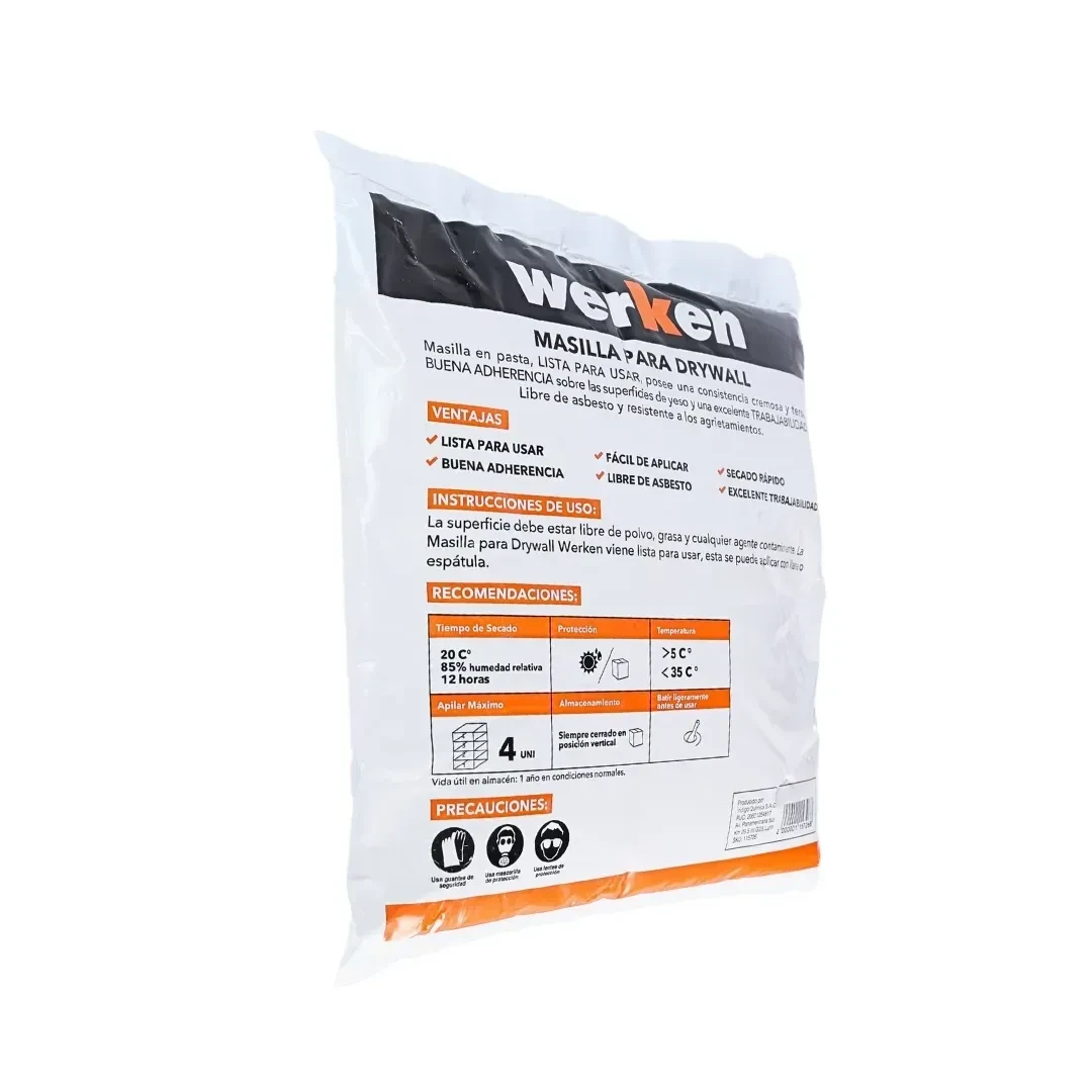 MASILLA DRYWALL BOLSA 5KG WERKEN3
