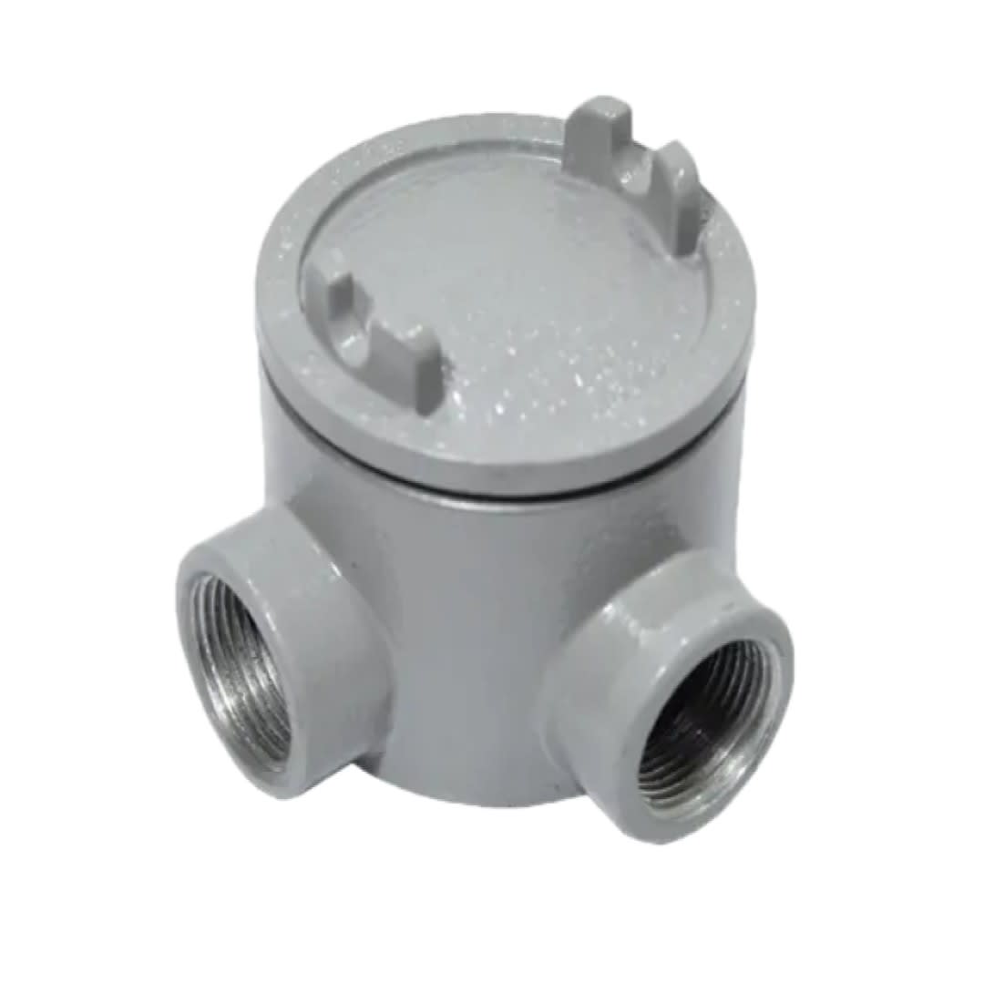 CAJA REDONDA TIPO GUAL AL. 4'' COVER Ø5'' NEMA 7 CL1 DIV1&2 SOLDEXEL