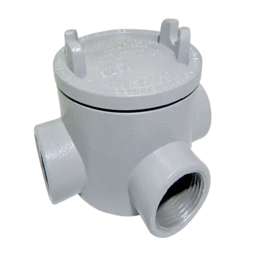 CAJA REDONDA TIPO GUAT AL. 2-1/2'' COVER Ø5'' NEMA 7 CL1 DIV1&2 SOLDEXEL