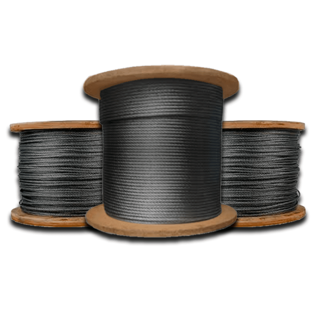 CABLE DE ACERO CASCABEL A/A DE 1 1/2'' 6X36 PROCEDENCIA CHINA