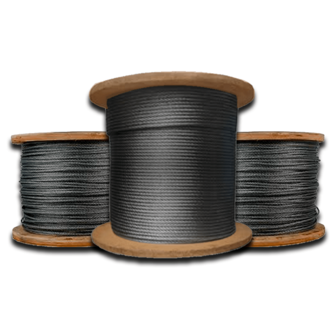 CABLE DE ACERO NEGRO TIPO COBRA A/F DE 3/4'' 6X19 PROCEDENCIA CHINA
