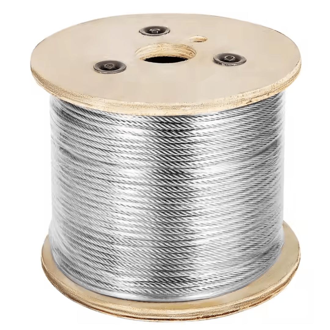 CABLE DE ACERO GALVANIZADO TIPO BOA A/A DE 3/4'' 6X19 PROCEDENCIA CHINA