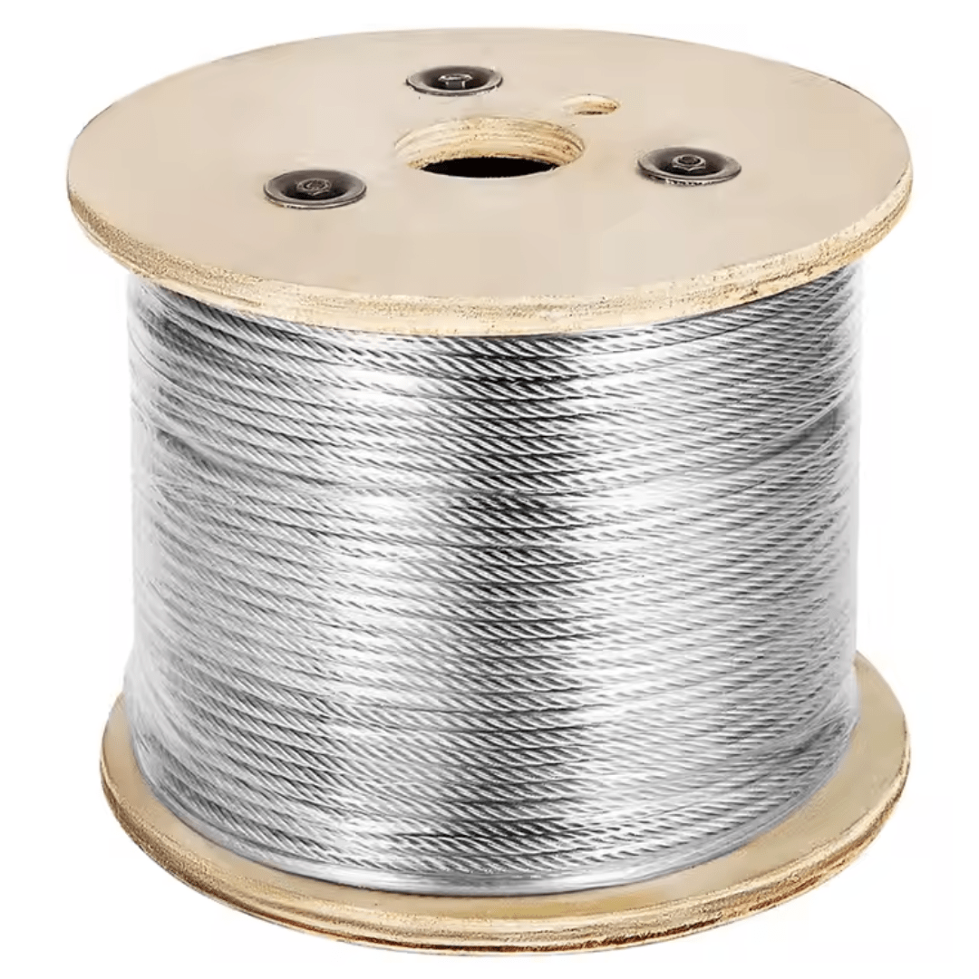 CABLE DE ACERO GALVANIZADO TIPO BOA A/A DE 1'' 6X19 PROCEDENCIA CHINA