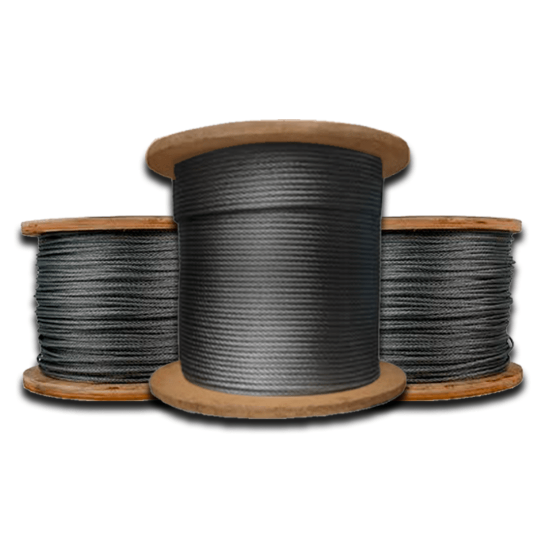 CABLE DE ACERO CASCABEL A/A DE 3/8'' 6X36 PROCEDENCIA CHINA