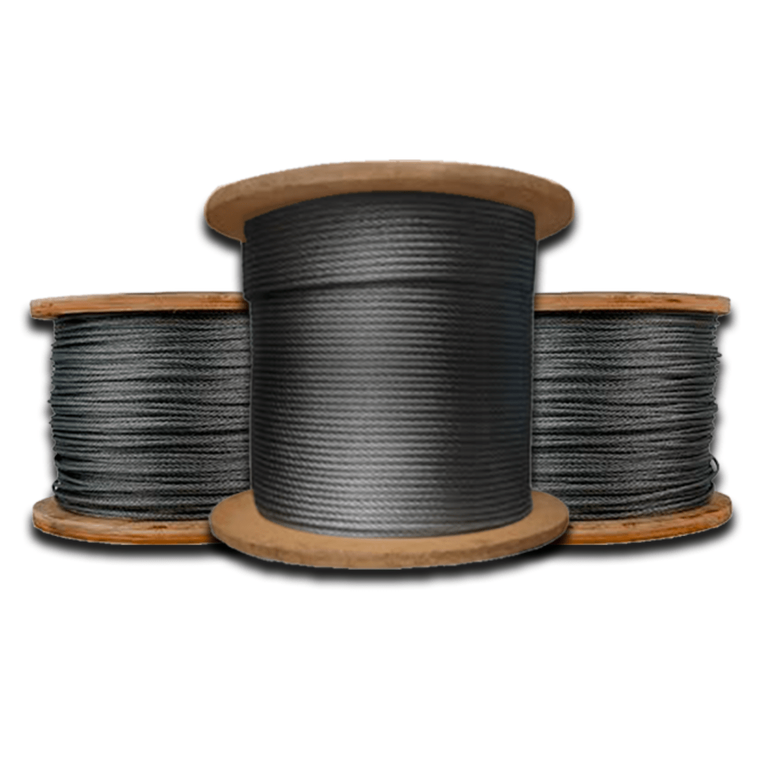 CABLE DE ACERO CASCABEL A/A DE 1/2'' 6X36 PROCEDENCIA CHINA