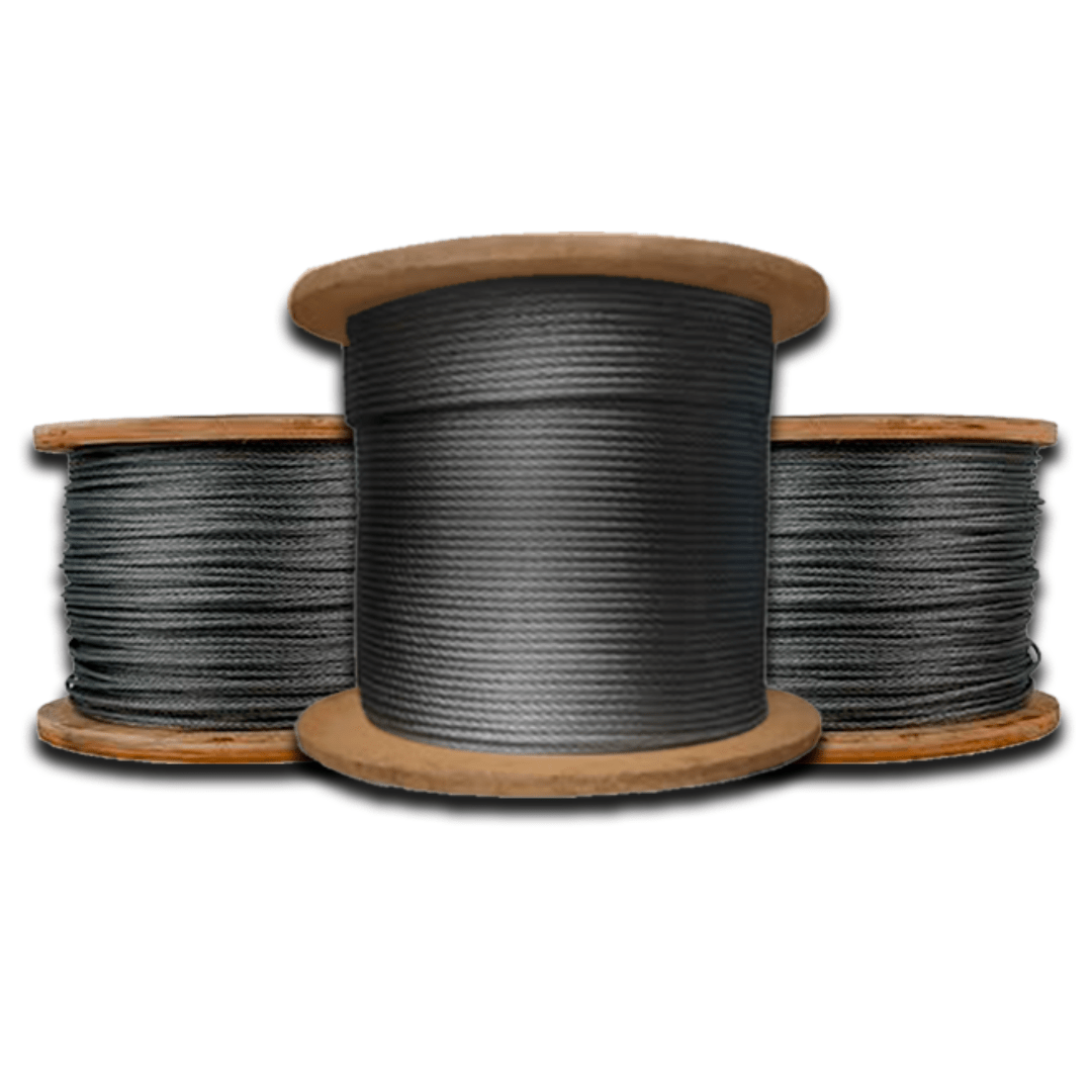 CABLE DE ACERO CASCABEL A/A DE 1 1/4'' 6X36 PROCEDENCIA CHINA