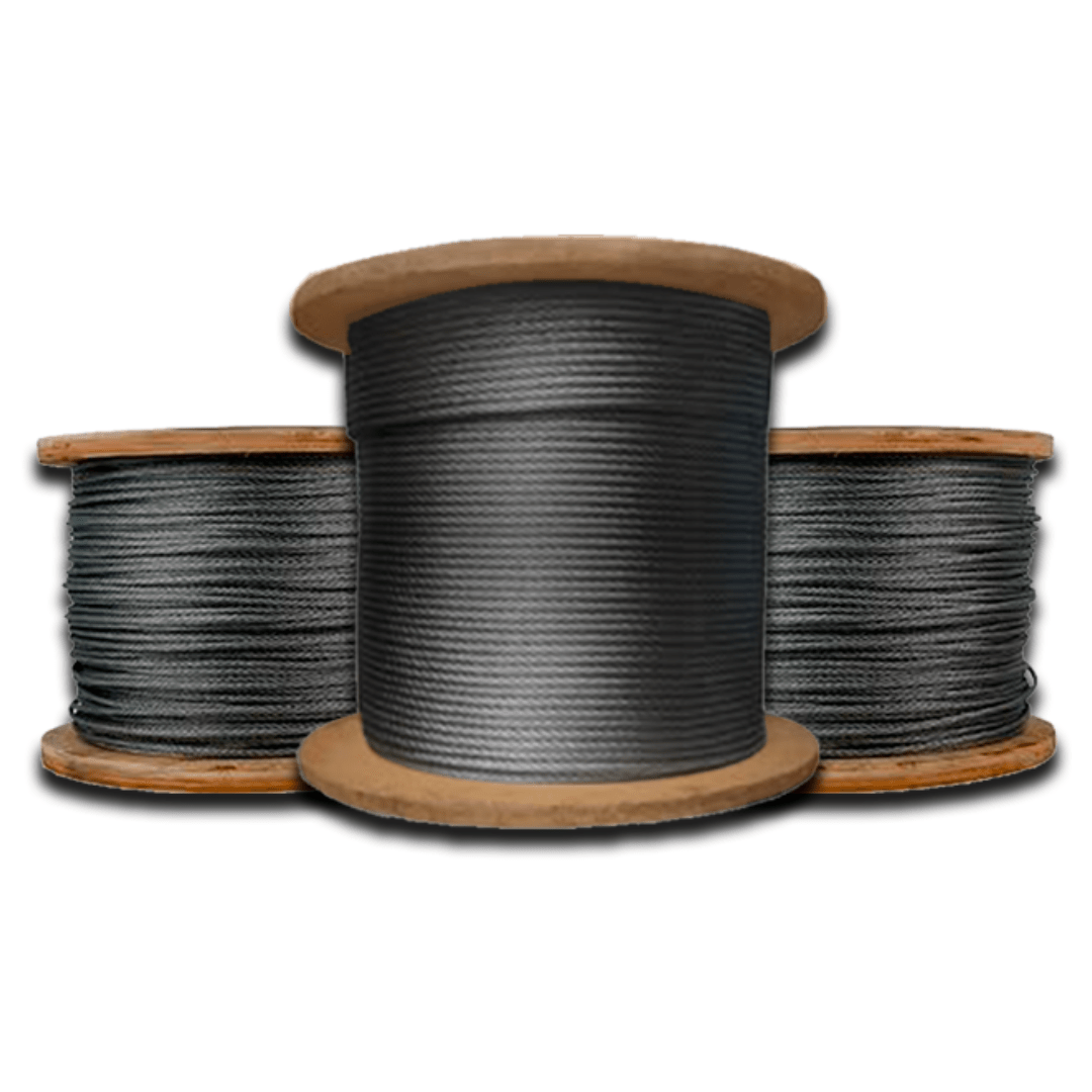 CABLE DE ACERO CASCABEL A/A DE 1 3/4'' 6X36 PROCEDENCIA CHINA