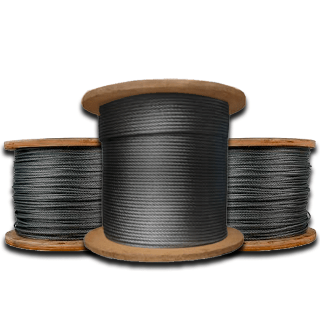 CABLE DE ACERO SUPERFLEX A/F DE 1/2'' 6X36 PROCEDENCIA CHINA