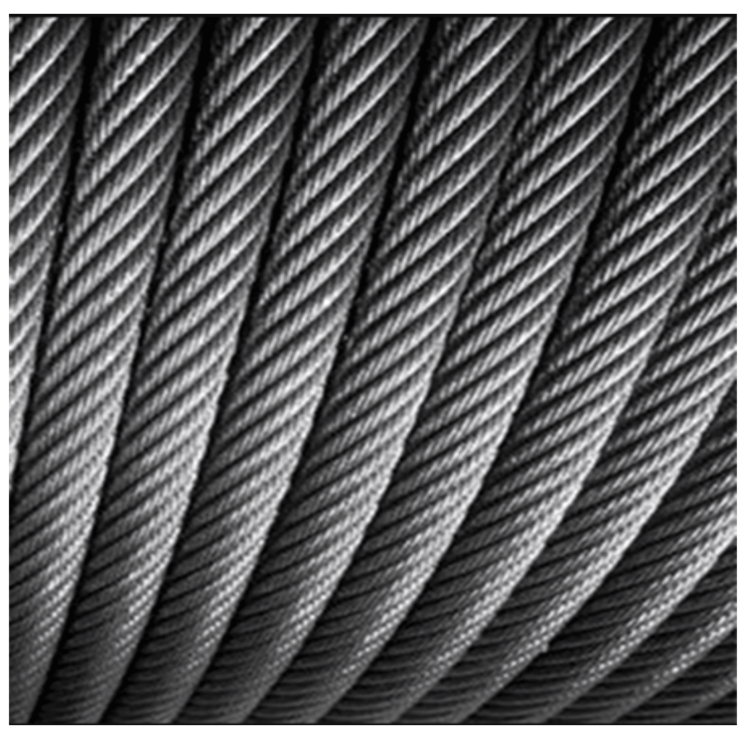 CABLE DE ACERO TIPO ASCENSOR A/C DE 5/16'' 8X19 PROCEDENCIA CHINA