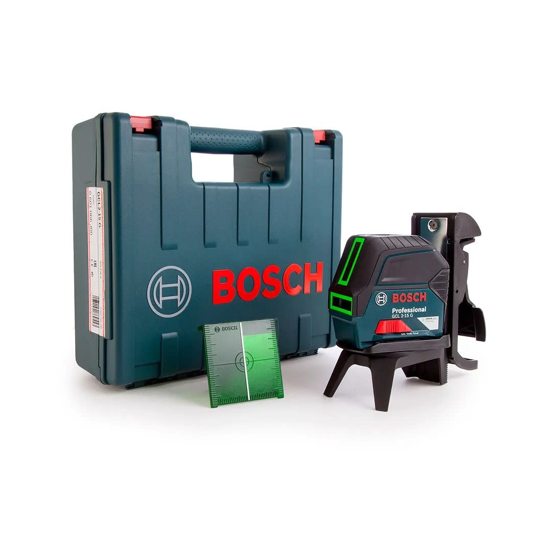 NIVEL LASER GCL 2-15G + SOPORTE + MALETA PLASTICA BOSCH1