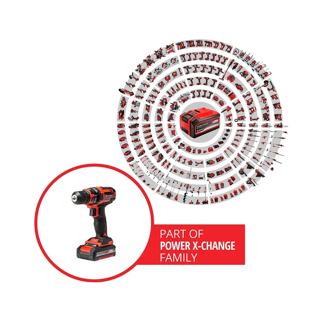 ATORNILLADOR 18V TC-CD 18/35 LI + 1 BATERIA 1.5 AH EINHELL6