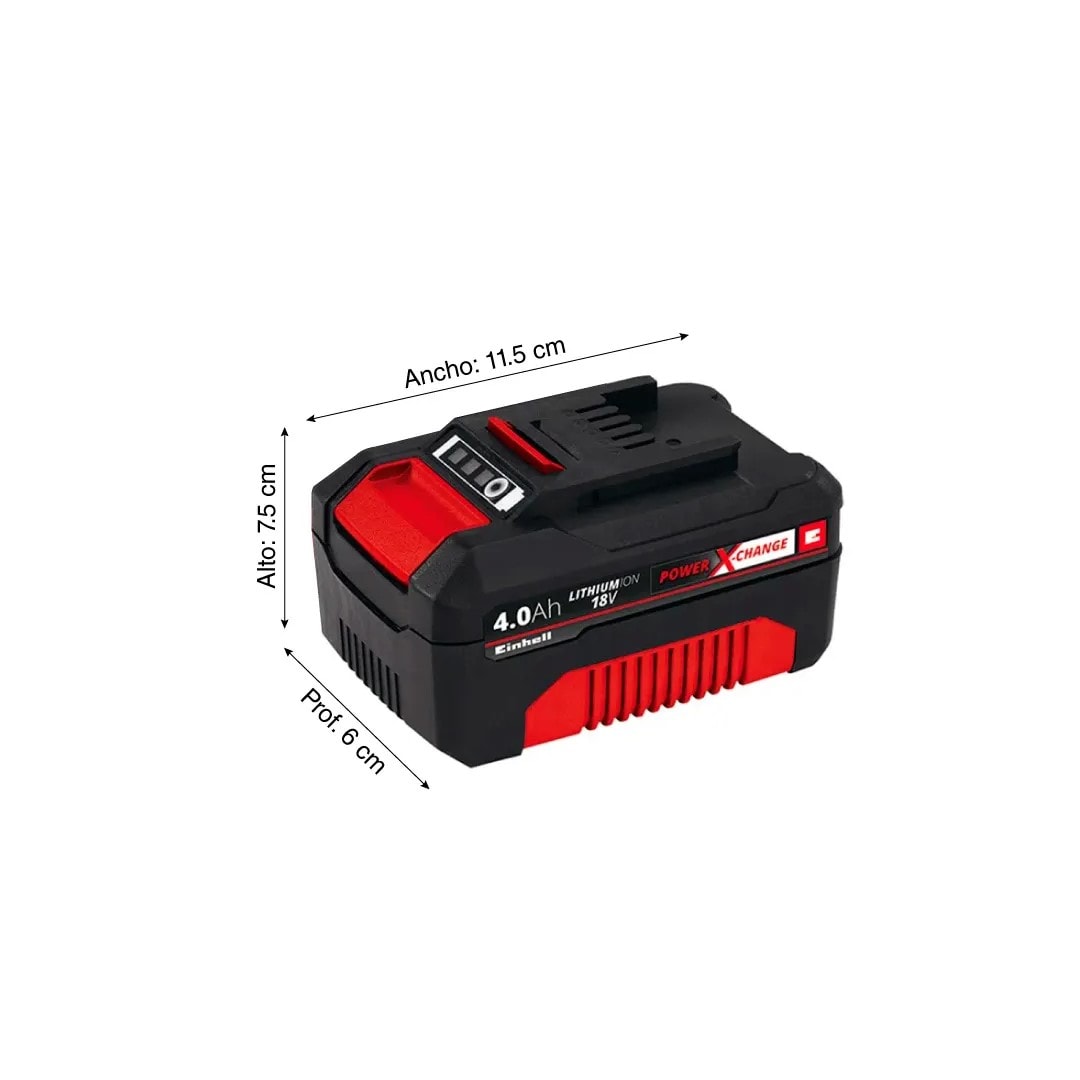 BATERIA 18V TWINPACK 4.0AH POWER X-CHANGE EINHELL1
