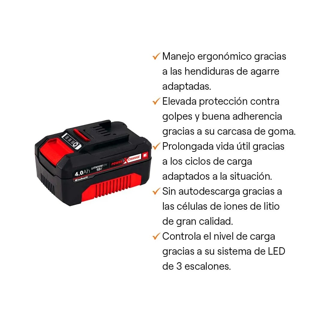 BATERIA 18V TWINPACK 4.0AH POWER X-CHANGE EINHELL6