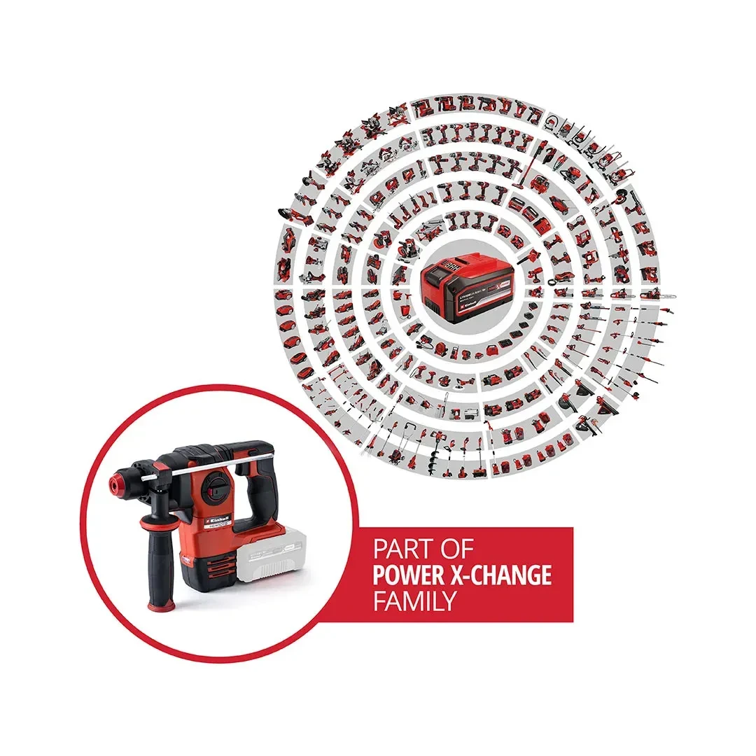 ROTOMARTILLO POWER XCHANGE HEROCCO 18V 20MM INALAMBRICO EINHELL3