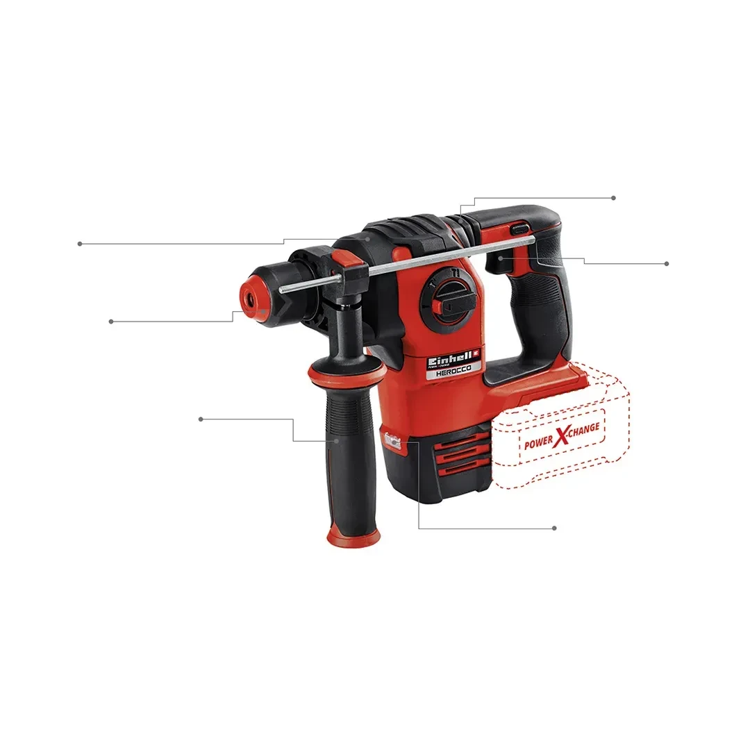 ROTOMARTILLO POWER XCHANGE HEROCCO 18V 20MM INALAMBRICO EINHELL9