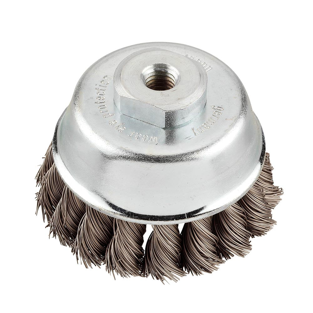 CEPILLO COPA PARA AMOLADORA AGGRFLEX 0.5MM 65 M14 KWB