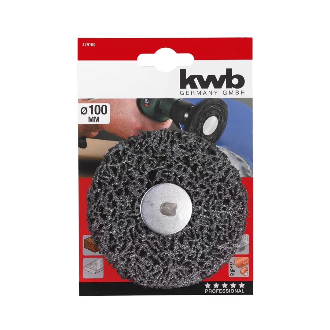 DISCO DE LIMPIEZA GRUESO CARBURO DE SILICIO 100MM KWB3