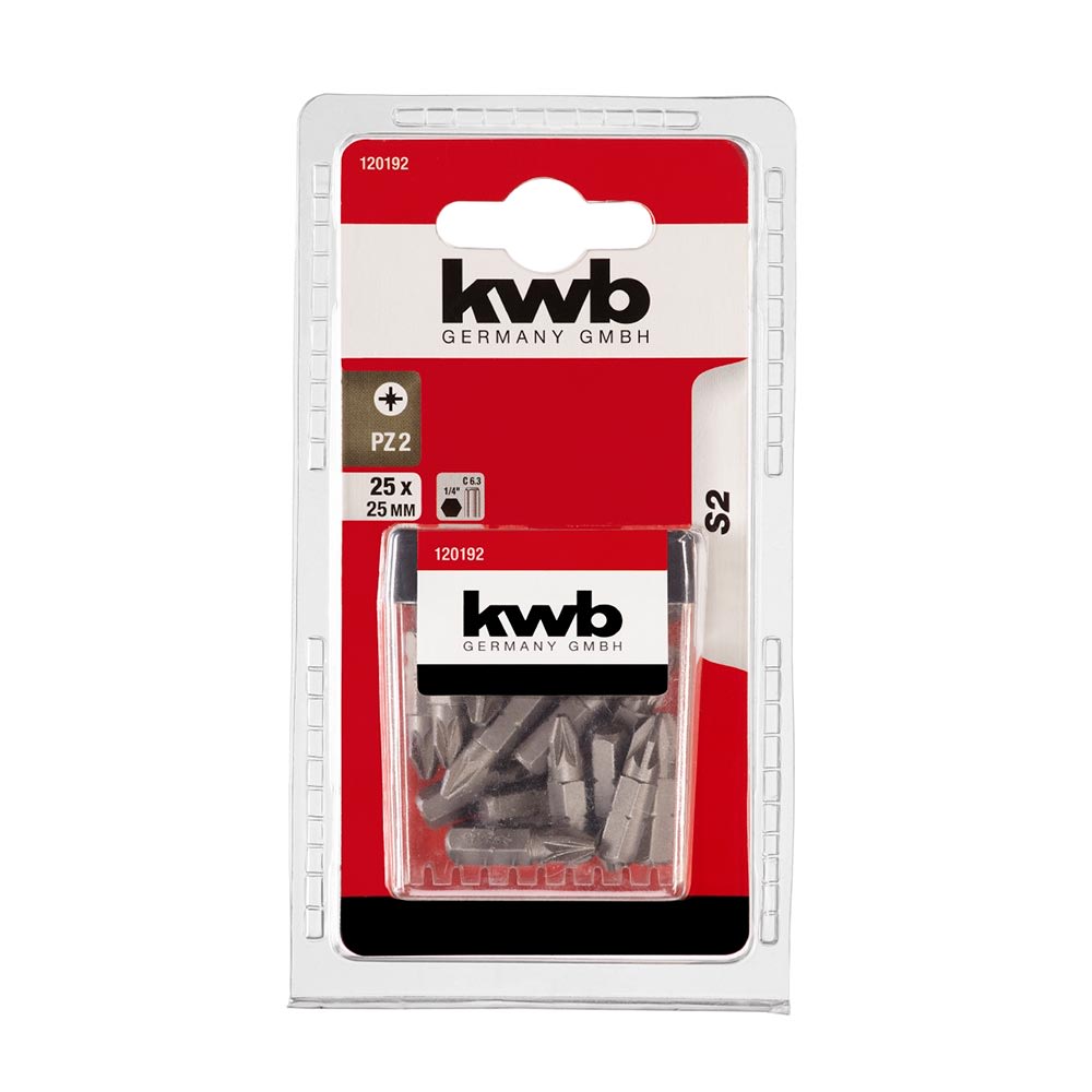 PUNTA DE ACERO S2 25MM PZ2 X25U KWB1