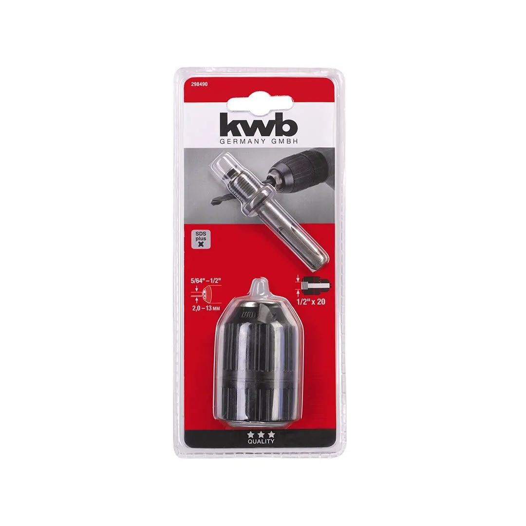PORTABROCAS DE SUJECION RAPIDA 2-13MM SDS PLUS KWB3