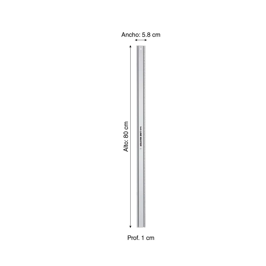 REGLA PRECISION ALUMINIO 1220MM LINEMASTER KWB3
